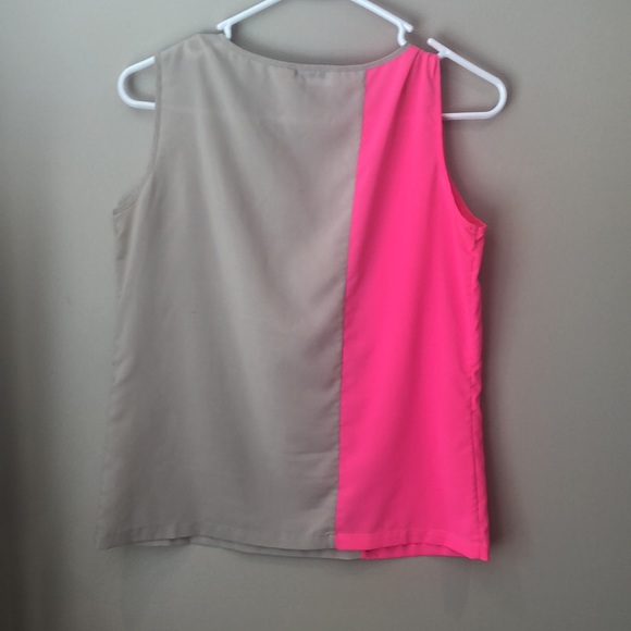 Neon Pink Calvin Klein Tank - Picture 3 of 3